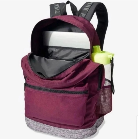 VS Pink Campus Backpack Burgundy main image 4